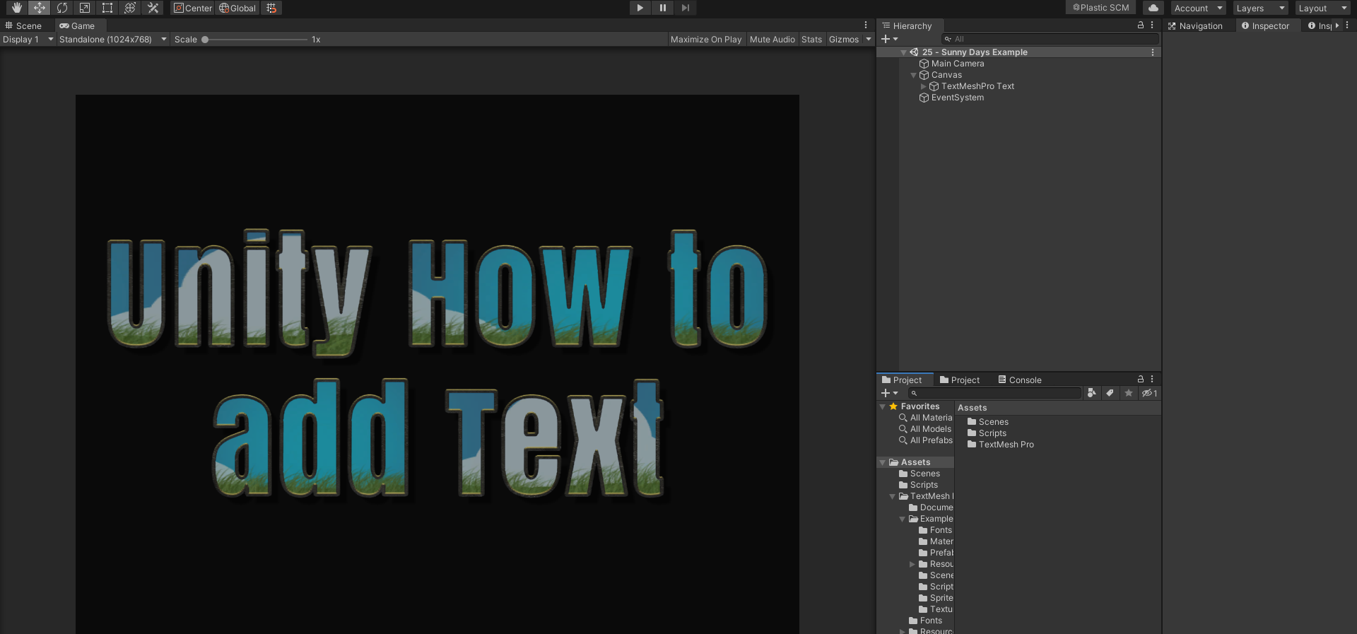 Unity how to add text
