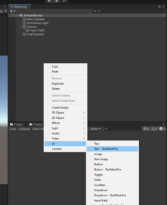 Unity how to add text in UI