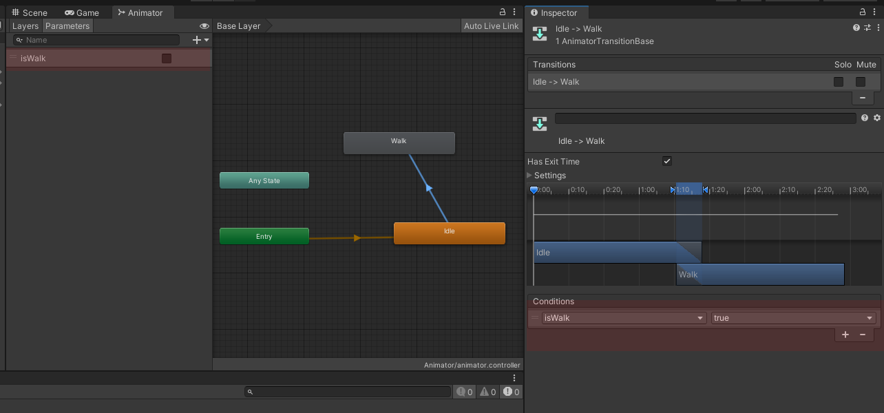 Unity how to play animation boolean