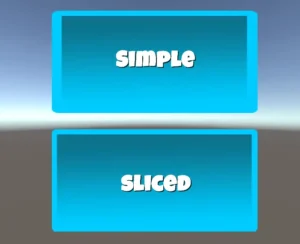 Unity simple vs sliced